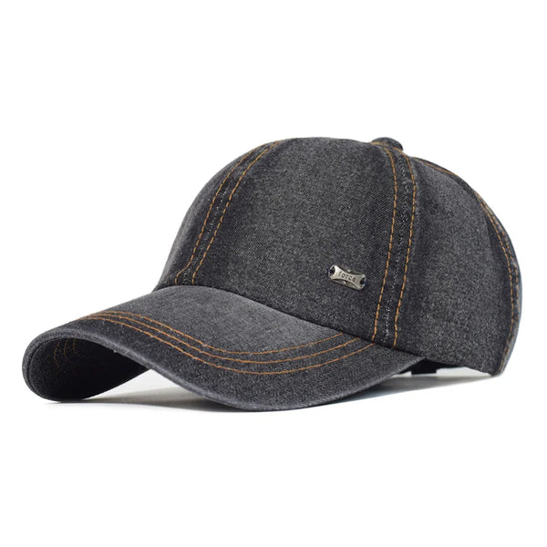 Casquette Classique en Denim Délavé