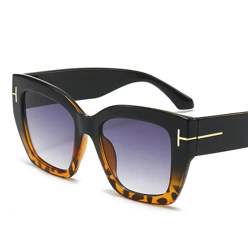 Damen Sonnenbrille Cat-Eye | Designer Sonnenbrille mit Farbverlauf braun [ Herrenkollektion - Brille - Sonnenbrille ] 215 - Damen Sonnenbrille Cat-Eye Gratti Offiziell 