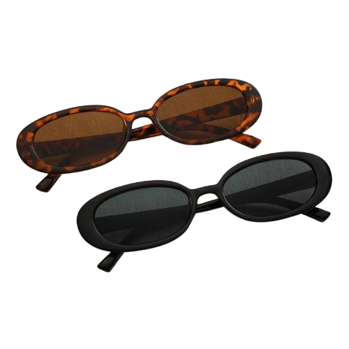 Damen Sonnenbrillen Set Retro | Ovale Brillen Schildpatt und Schwarz [ Herrenkollektion - Sonnenbrille - Freizeitbrille ] 224 - Damen Sonnenbrillen Set Retro Gratti Offiziell 