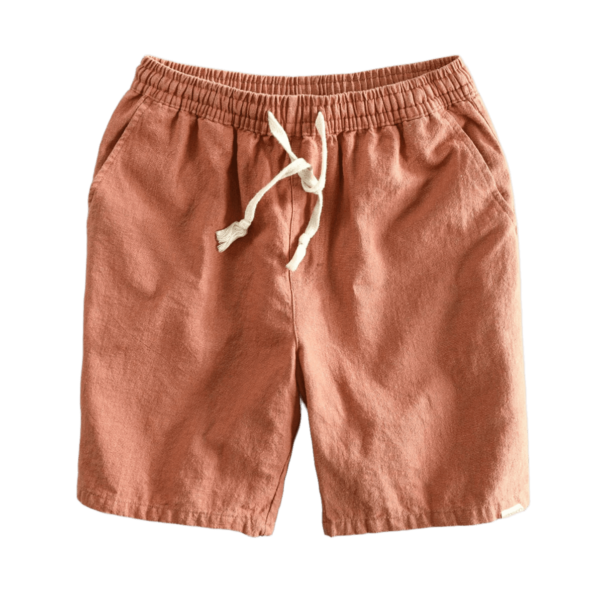 Herren Baumwoll-Leinen Shorts | Bequeme Sommershorts mit Kordelzug [ Herrenkollektion - Shorts - Frühling & Sommer '25 ] 47 - Herren Baumwoll-Leinen Shorts Gratti Paris 
