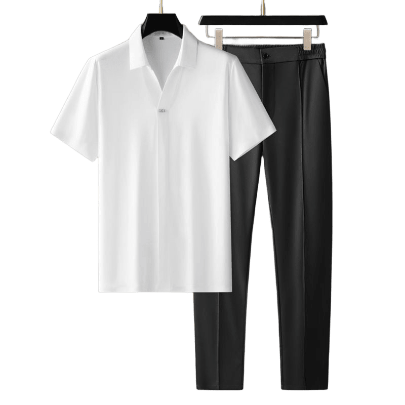 Herren Business Casual Set | Eleganter Freizeitanzug Herrenkollektion - Leinensets - Elegante Schuhe ] 52 - Herren Business Casual Set Gratti Paris 