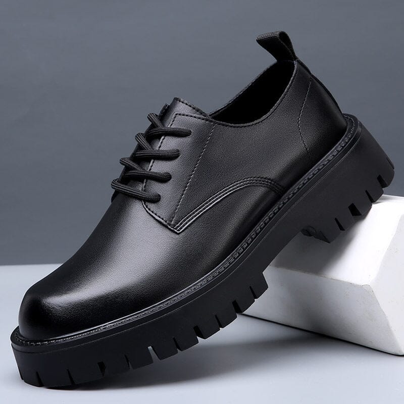 Herren Leder Schuhe | Robuste Casual Schuhe mit Chunky Sohle grau [ Herrenkollektion - Schuhe - Elegante Schuhe ] 268 - Herren Leder Schuhe Gratti Offiziell 