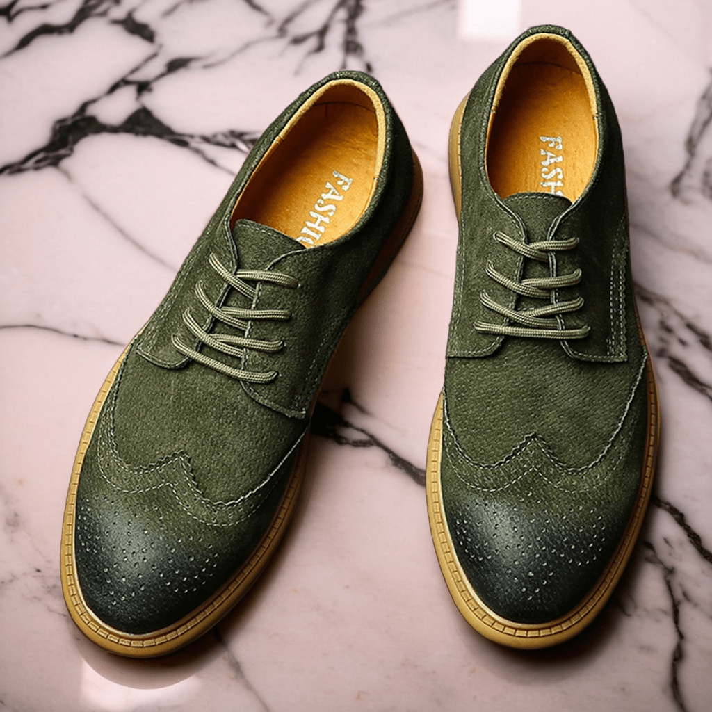 Herren Leder Sneaker Brogue | Elegante Casualschuhe schwarz [ Herrenkollektion - Schuhe - Elegante Schuhe ] 263 - Herren Leder Sneaker Brogue Gratti Offiziell 