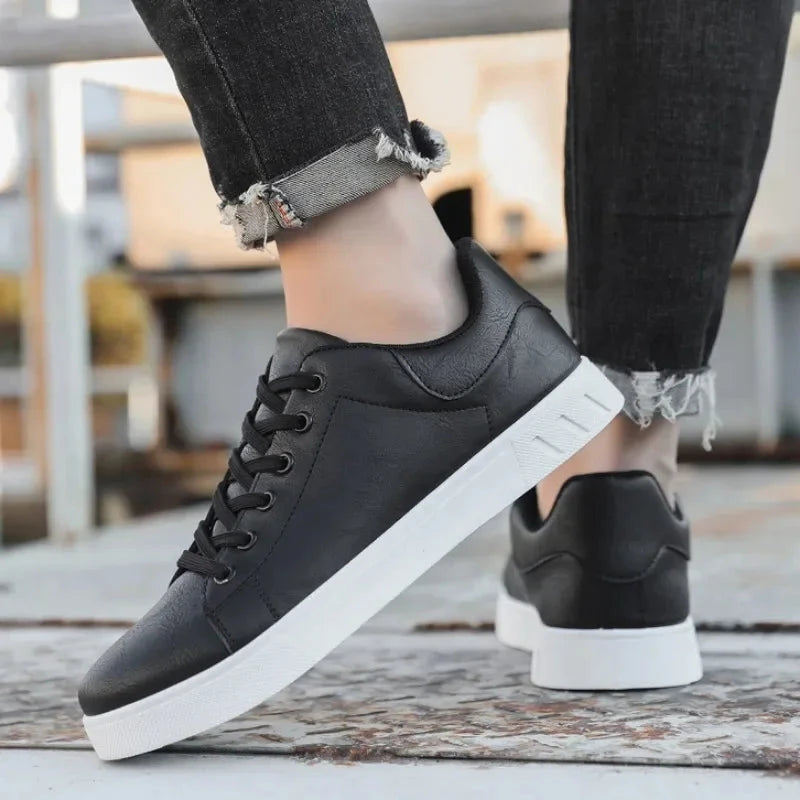 Herren Leder Sneaker | Lässige Schnürschuhe braun [ Herrenkollektion - Schuhe - Turnschuhe ] 272 - Herren Leder Sneaker Gratti Offiziell 
