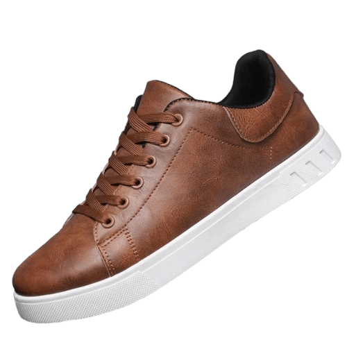 Herren Leder Sneaker | Lässige Schnürschuhe braun [ Herrenkollektion - Schuhe - Turnschuhe ] 272 - Herren Leder Sneaker Gratti Offiziell 