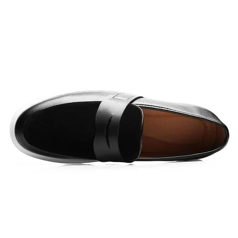 Herren Leder Sneaker | Lässige Schnürschuhe schwarz [ Herrenkollektion - Schuhe - Turnschuhe ] 283 - Herren Leder Sneaker Gratti Offiziell 