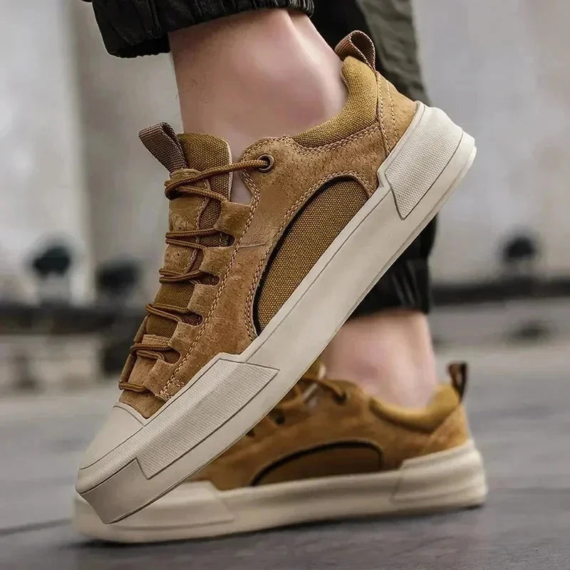 Herren Leder Sneaker | Robuste Freizeitschuhe [ Herrenkollektion - Schuhe - Turnschuhe ] 247 - Herren Leder Sneaker Gratti Offiziell 