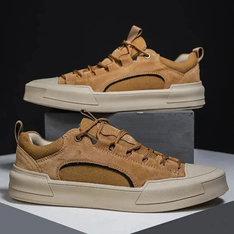 Herren Leder Sneaker | Robuste Freizeitschuhe [ Herrenkollektion - Schuhe - Turnschuhe ] 247 - Herren Leder Sneaker Gratti Offiziell 