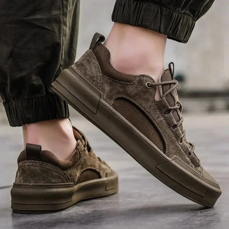 Herren Leder Sneaker | Robuste Freizeitschuhe [ Herrenkollektion - Schuhe - Turnschuhe ] 247 - Herren Leder Sneaker Gratti Offiziell 
