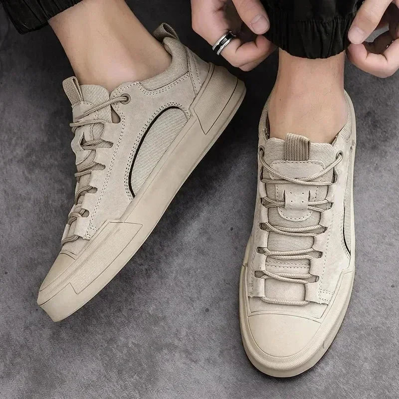 Herren Leder Sneaker | Robuste Freizeitschuhe [ Herrenkollektion - Schuhe - Turnschuhe ] 247 - Herren Leder Sneaker Gratti Offiziell 