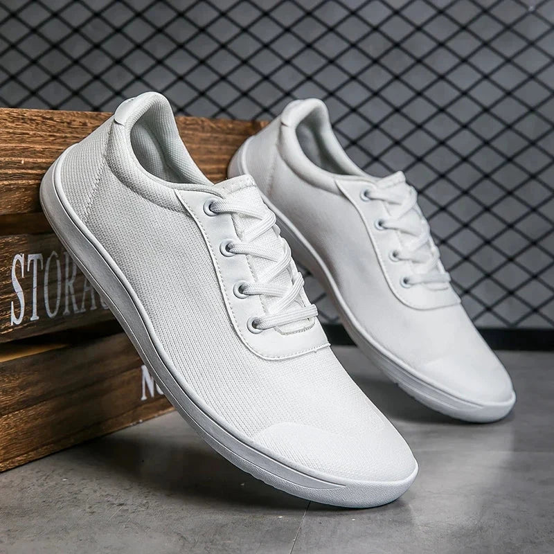 Herren Mesh-Sneaker | Lässige Freizeitschuhe atmungsaktiv hellblau [ Herrenkollektion - Schuhe - Turnschuhe ] 278 - Herren Mesh-Sneaker Gratti Offiziell Weiß 6 