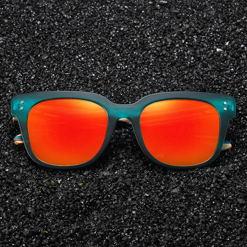 Herren Polarisierte Sonnenbrille | Holzbügel Sonnenbrille verspiegelt [ Herrenkollektion - Sonnenbrille - Freizeitbrille ] 228 - Herren Polarisierte Sonnenbrille Gratti Offiziell 