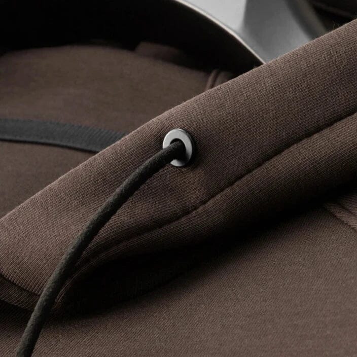 Herren Premium Trainingsanzug | Moderner Jogginganzug mit Hoodie braun [ Herrenkollektion - Jacken - Leinensets ] 167 - Herren Premium Trainingsanzug Gratti Paris 