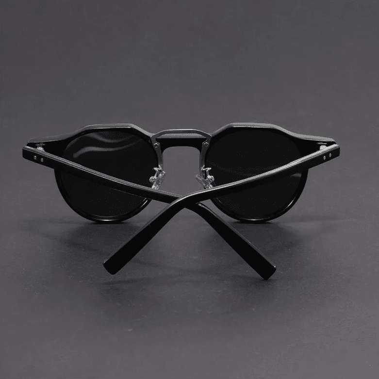 Herren Runde Sonnenbrille Retro | Transparente Brille mit Schildpatt-Bügeln [ Herrenkollektion - Sonnenbrille - Freizeitbrille ] 235 - Herren Runde Sonnenbrille Retro Gratti Offiziell 