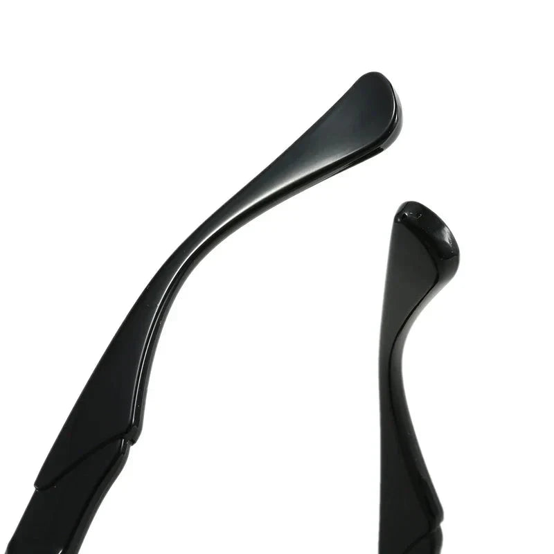 Herren Sonnenbrille futuristisch | Schmale Cyberpunk Brille silber [ Herrenkollektion - Sonnenbrille - Freizeitbrille ] 225 - Herren Sonnenbrille futuristisch Gratti Offiziell 