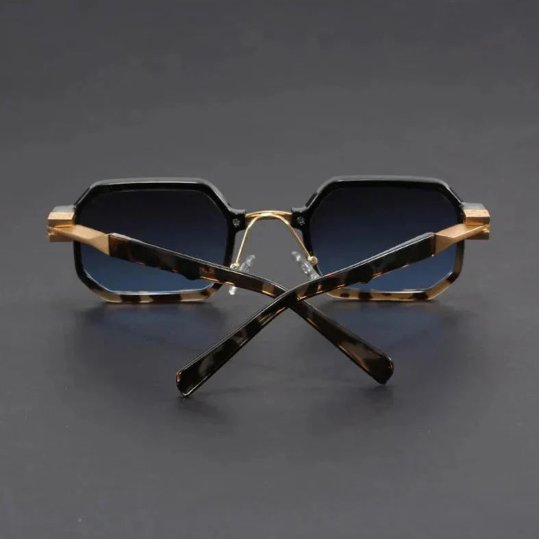 Herren Sonnenbrille geometrisch | Futuristische Cyberpunk Brille weiß [ Herrenkollektion - Sonnenbrille - Freizeitbrille ] 240 - Herren Sonnenbrille geometrisch Gratti Offiziell 
