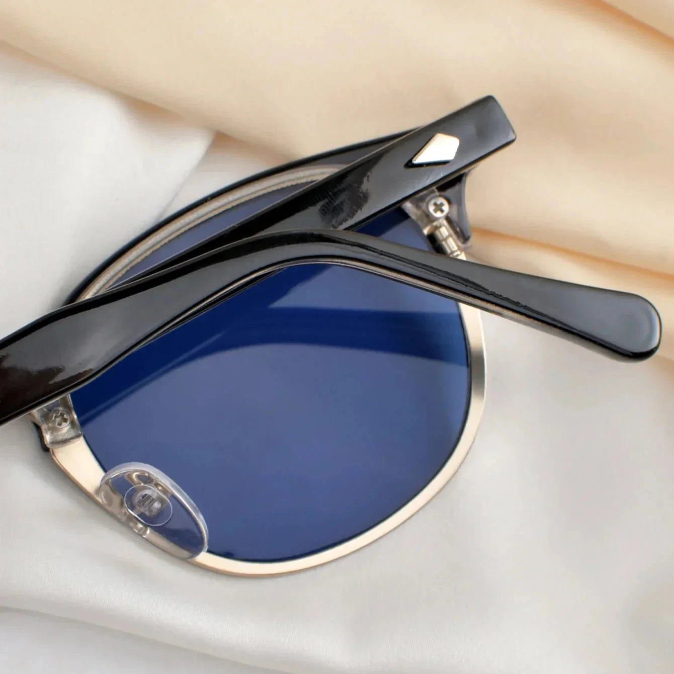 Herren Sonnenbrille polarisiert | Retro Clubmaster Brille blau [ Herrenkollektion - Sonnenbrille - Freizeitbrille ] 246 - Herren Sonnenbrille polarisiert Gratti Offiziell 