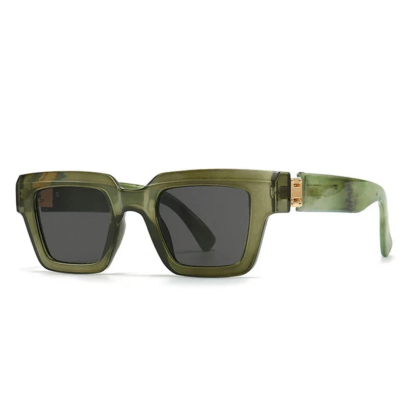 Herren Sonnenbrille quadratisch | Designer Luxus Sonnenbrille beige-lila [ Herrenkollektion - Sonnenbrille - Freizeitbrille ] 238 -Herren Sonnenbrille quadratisch Gratti Offiziell 