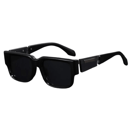 Herren Sonnenbrille quadratisch | Klobige Sonnenbrille Acetat schwarz [ Herrenkollektion - Sonnenbrille - Freizeitbrille ] 245 - Herren Sonnenbrille quadratisch Gratti Offiziell 