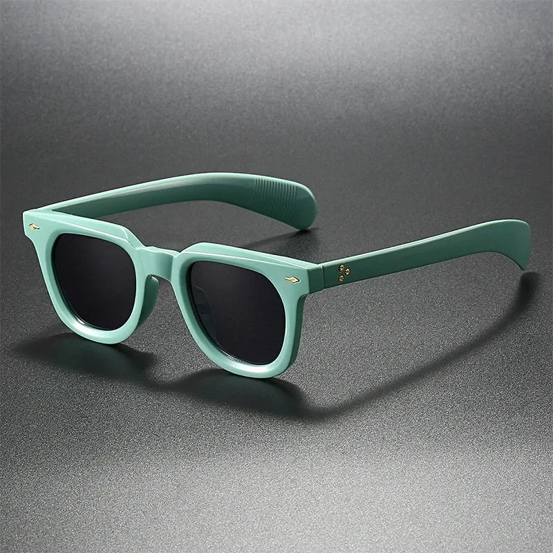 Herren Sonnenbrille Retro | Schildpatt Brille mit gelben Gläsern [ Herrenkollektion - Sonnenbrille - Freizeitbrille ] 227 - Herren Sonnenbrille Retro Gratti Offiziell Minze 