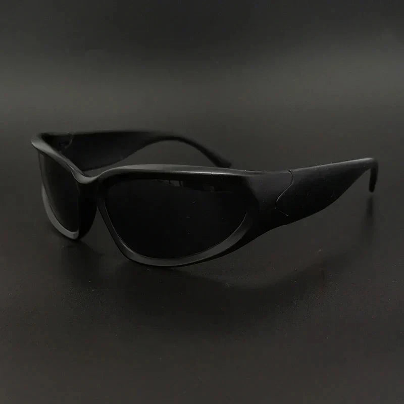 Herren Sport Sonnenbrille Karbon | Wrap-around Brille in Carbon-Optik [ Herrenkollektion - Sonnenbrille - Freizeitbrille ] 239 - Herren Sport Sonnenbrille Karbon Gratti Offiziell Tiefschwarz 