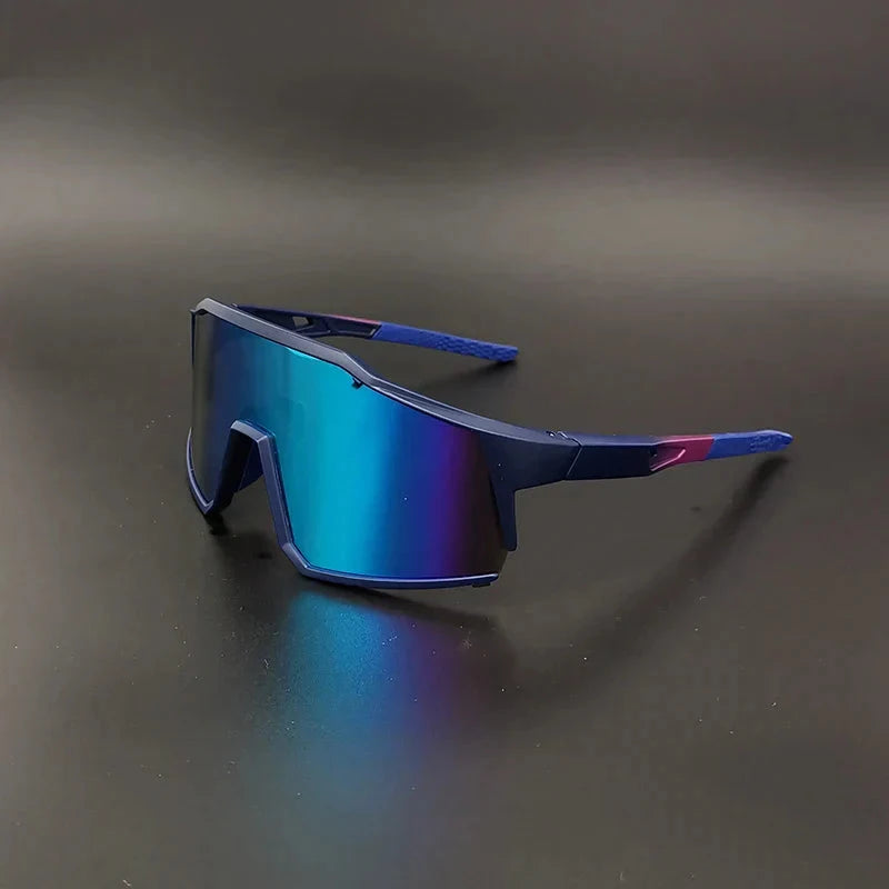Herren Sport Sonnenbrille | Monoscheibe Visierbrille schwarz [ Herrenkollektion - Sonnenbrille - Freizeitbrille ] 222 - Herren Sport Sonnenbrille Gratti Offiziell Dunkelblau 