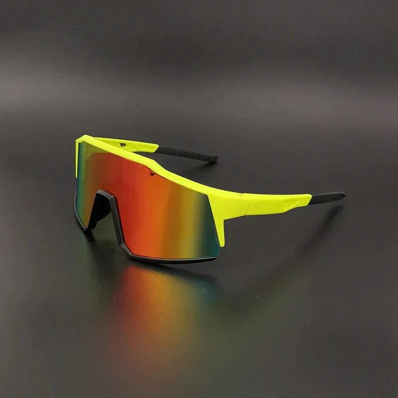 Herren Sport Sonnenbrille | Monoscheibe Visierbrille schwarz [ Herrenkollektion - Sonnenbrille - Freizeitbrille ] 222 - Herren Sport Sonnenbrille Gratti Offiziell Gelb Jacket 