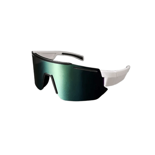 Herren Sport Sonnenbrille | Monoscheibe Visierbrille weiß [ Herrenkollektion - Sonnenbrille - Freizeitbrille ] 229 - Herren Sport Sonnenbrille Gratti Offiziell 
