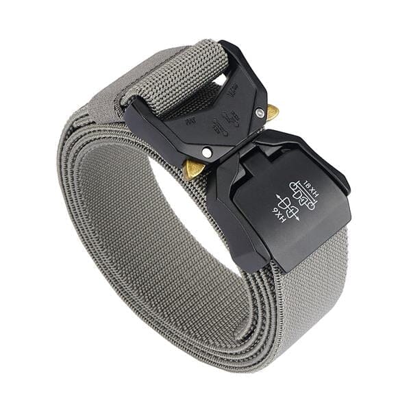 Herren Taktischer Gürtel | Outdoor Gürtel mit Schnellverschluss schwarz [ Herrenkollektion - Gürtel - Accessoires ] 58 - Herren Taktischer Gürtel Gratti Paris Hellgrau 125cm 