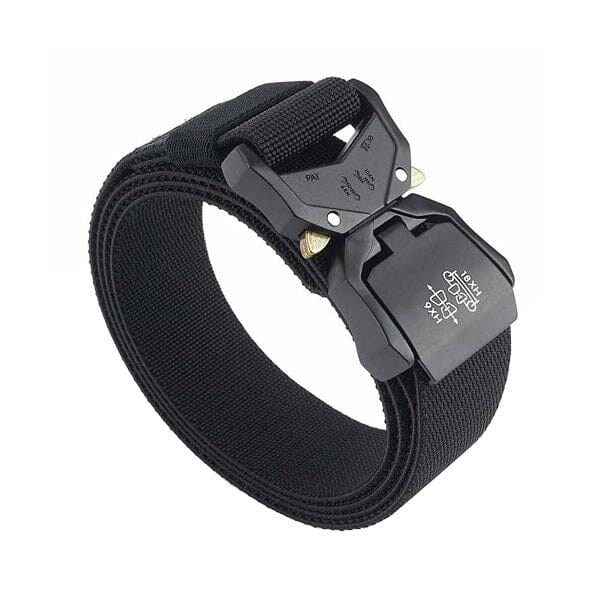 Herren Taktischer Gürtel | Outdoor Gürtel mit Schnellverschluss schwarz [ Herrenkollektion - Gürtel - Accessoires ] 58 - Herren Taktischer Gürtel Gratti Paris Schwarz 125cm 